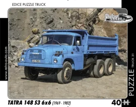 RETRO-AUTA Puzzle TRUCK č.31 Tatra 148 S3 6x6 (1969-1982)