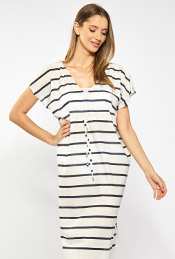 Monnari Plážové oblečení Bavlněné Pareo Stripes Multi White OS