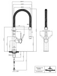 Dřezová baterie Villeroy & Boch Steel Expert 2.0, 92800006, Matt Black 92800006