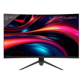 31.5" LC-Power LC-M32QC černá / Monitor / zakřivený / VA / QHD / 180 Hz / 1 ms / 3500:1 / 2× HDMI + 2× DP / VESA (LC-M32QC)