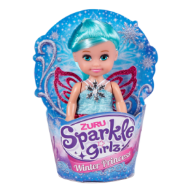 Princezna zimní Sparkle Girlz malá v kornoutku - blond vlasy