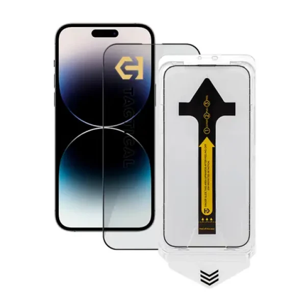 Tactical Impact Barrier for Rookies Ochranné sklo pro Apple iPhone 14 Pro / Instalační rámeček (57983122321)
