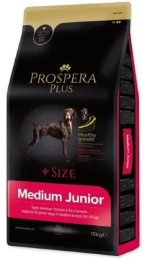 Prospera Plus Medium Junior kuře s rýží 15kg / Granule pro štěňata (1514-10408)