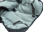 Rafael bunda pro psa s kožíškem Barva: Červená, Délka zad (cm): 29, Obvod hrudníku: 34 - 55 cm