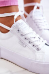 Tenisky na platformě Lee Cooper LCW-22-31-0884L Bílý 40