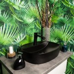 KERRA - Umývadlo na desku KR-860 BLM černé polomatné 5907548113214