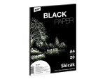 Skicák MFP A4/20 listů černý