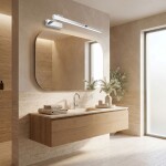 Koupelnové nástěnné LED svítidlo SWE029-1W 60cm CHROME OSW-20128
