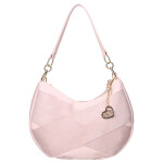 Stylová dámská kabelka na rameno LB Candy, růžová