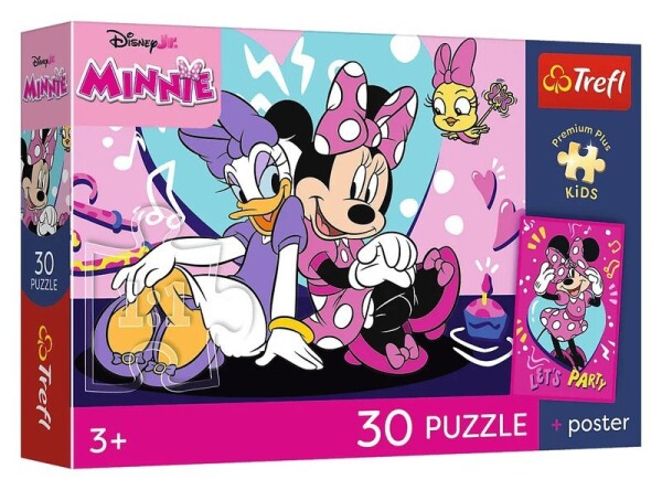 Puzzle Disney: Veselá Minnie 30 dílků