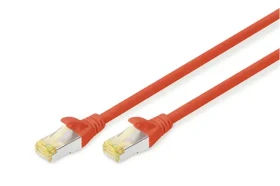 Digitus červená / Patch kabel / Cat6a S/FTP / 2x RJ45 / 5 m (DK-1644-A-050/R)