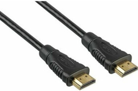PremiumCord HDMI High Speed + Ethernet kabel, zlacené konektory, 1,5m (8592220010997)