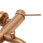 Vanová baterie SAT Aurum bez sprchového setu 150 mm broušená rose gold SATBAUR222BRG SATBAUR222BRG