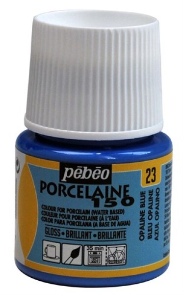 Pébéo Barva na porcelán a sklo Porcelaine 150 45 ml - modrá opálová 23