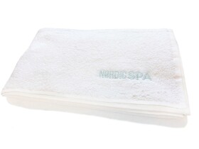 Saunová osuška NordicSPA - WHITE, froté, 100x180 cm