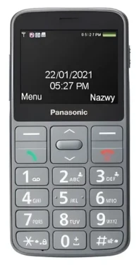 Panasonic KX-TU160 šedá / Mobilní telefon pro seniory (KX-TU 160 EXG)