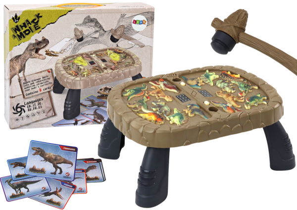 Mamido Zručnostní hra Whac-a-mole dinosauři stolek