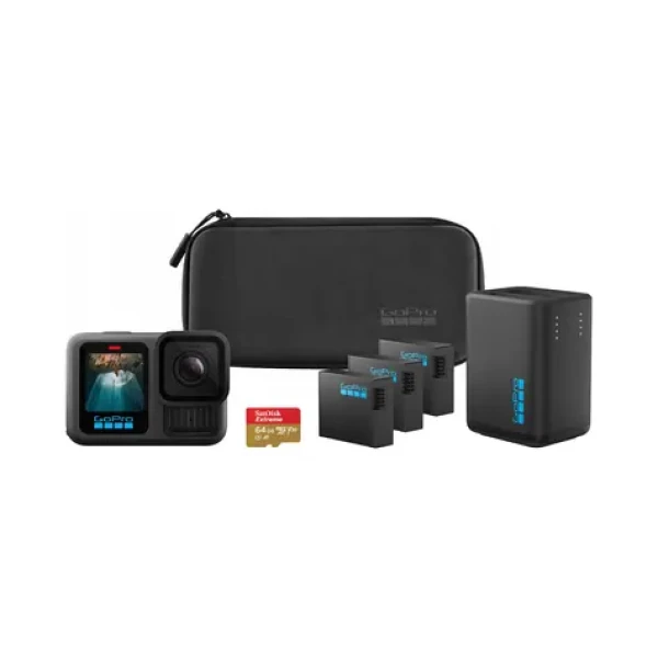 GoPro HERO 13 Black Extended Power Bundle / sportovní kamera / 5.3K/60fps / 27Mpix / USB-C Wi-Fi BT (CHDRB-134-RW)