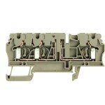 Zkušební oddělovací řadové svorky ZTR 2.5/3AN/O.TNHE 8728450000 Tmavě béžová Weidmüller 100 ks