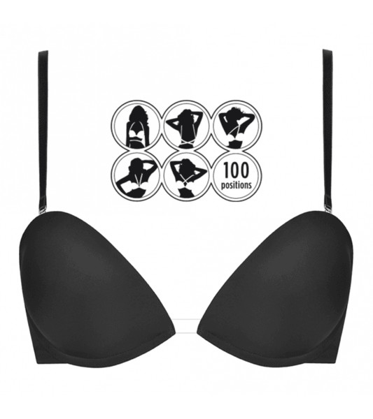 Podprsenka s mnoha možnostmi řešení ramínek WONDERBRA MULTIWAY BRA - WONDERBRA - černá 75 B