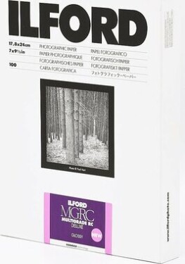 Ilford MG RC DL 1M / 100 listů / 8.9 x 12.7 cm / černobílý fotografický papír / lesklý (HAR1179778)