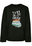 Kids Take Me To The Ocean Longsleeve černá