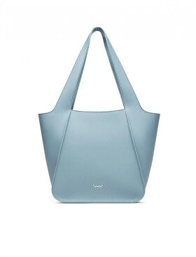 Trendy dámská koženková kabelka na rameno Calyste Middle Dusty Blue, modrá