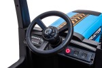 Mamido Dětský elektrický traktor MX-616 s kabinou 12V | 2x45W modrý