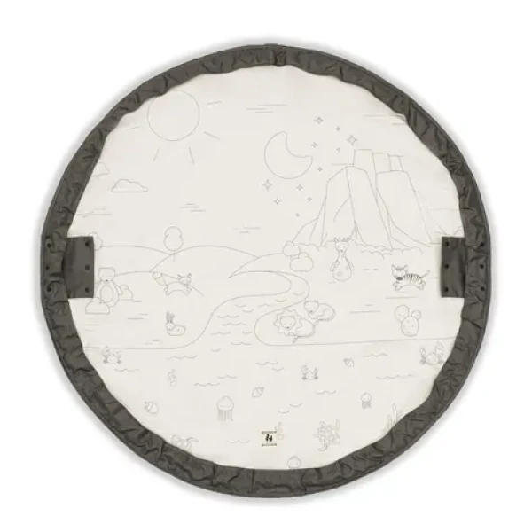Hauck 2-v-1 Hrací deka a úložný vak Play N Tidy Dark Grey (HK809000)