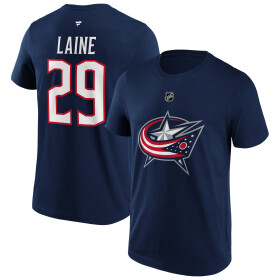 Fanatics Pánské Tričko Patrick Laine #29 Columbus Blue Jackets Name Number Graphic T-Shirt Velikost: