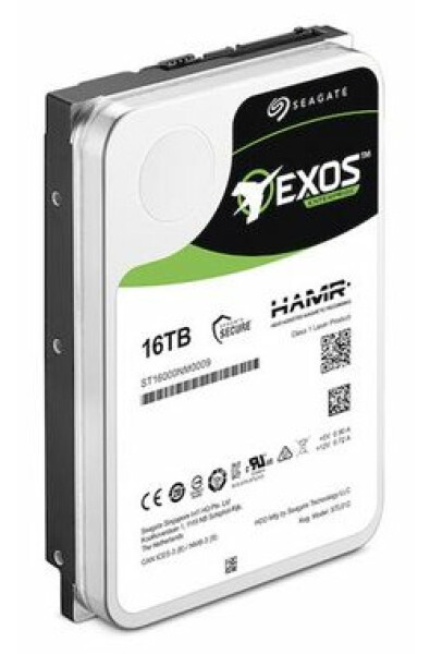 SEAGATE Exos X16 16TB / HDD / 3.5 SATA III / 7 200 rpm / 256MB cache / 3y (ST16000NM001G)