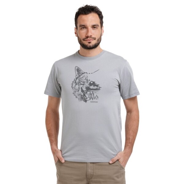 Bushman Pánské tričko Winton, světle šedé XXXL
