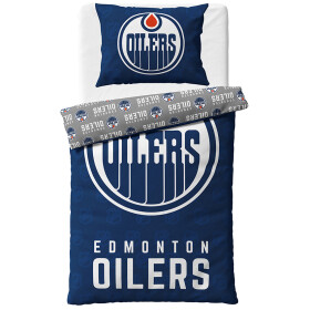 Hokejové povlečení NHL Edmonton Oilers Shields Velikost: 140x200 + 70x90 cm