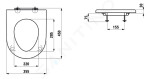 Laufen - Pro Liberty WC sedátko bez poklopu, bílá H8989513000001