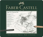 Faber-Castell Faber-Castell, 112978, Pitt Charcoal set, sada uměleckých výtvarných potřeb, 24 ks