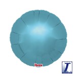 Balónek kruh světle modrý metalický 45 cm Balónek kruh světle modrý metalický 45 cm