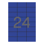 APLI univerzální etikety, 70 37 mm, modré