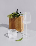 Iittala Skleněný svícen Kastehelmi 6,4 cm – Clear, čirá barva