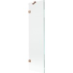 MEXEN/S - Lunar vanová zástěna FIX 50 x 150, transparent, měď kartáčovaná 897-050-000-65-00