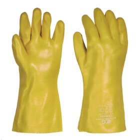 Rukavice STANDARD 0652 - vel. 10 - 10,5, PVC, žluté 10,5 žlutá