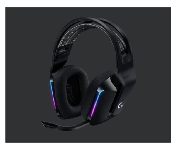 Logitech herní sluchátka G733, LIGHTSPEED Wireless RGB Gaming Headset, EMEA, black EDF_288636