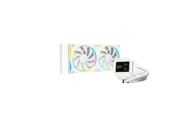 DEEPCOOL LM240 bílá / Komplet vodního chlazení / 2x 120mm / ARGB / 2,4" IPS displej (R-LM240-WHDMMC-1)
