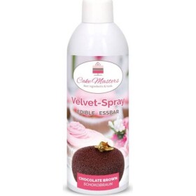 Velvet sprej čoko hnědá, 400g - Cake Masters