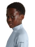 Dětské merino triko dlouhý rukáv, 1/2 zip ICEBREAKER Kids 260 Tech LS Half Zip, Zinc Blue velikost: 6