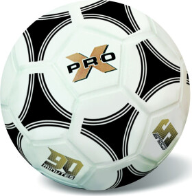 Míč X-Pro fotbalový černo/bílý 23 cm