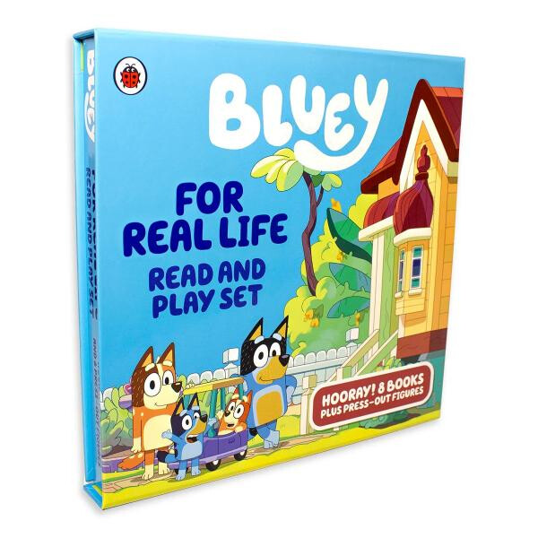 Bluey: For Real Life. Read and Play Set - Bluey
