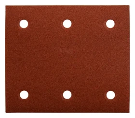 Makita P-33146 / Brusný papír na dřevo a kov / suchý zip / K180 / Rozměry 102x114 mm / děrovaný / 10 ks (P-33146)