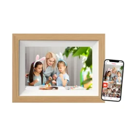 10,1" Braun DigiFrame 10W WiFi dřevo / Fotorámeček / dotykový IPS displej / Wi-Fi / 1280x800 px / 16:10 (21268)