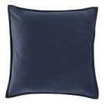 Chic Antique Sametový povlak na polštář Aix Indigo Blue 50 × 50 cm, modrá barva, textil