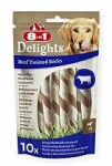 Pochoutka 8in1 Delights Beef Twisted Sticks 10ks